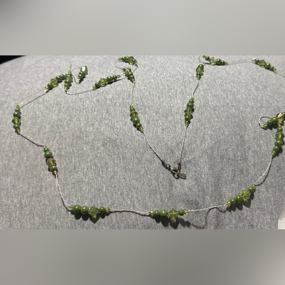 Icing Jewelry - Icing Green Beaded Necklace